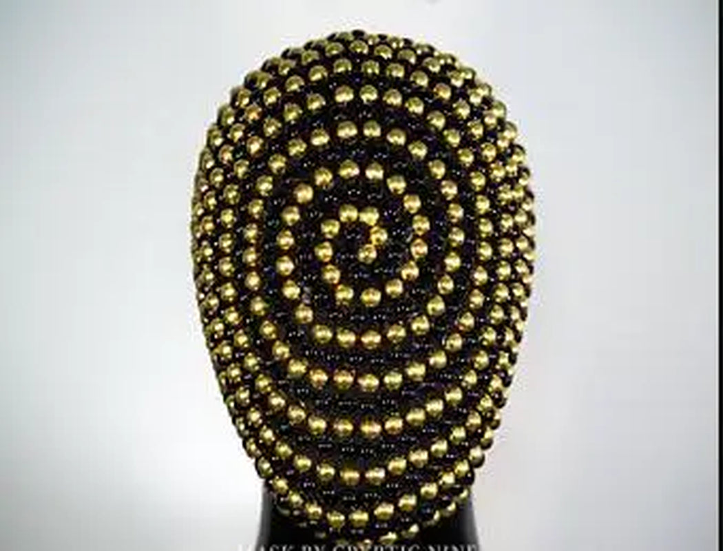 Night Club Dance Mask Hedgehog Headcover Thorn Bar DJ Performance Rivet Rhinestones Spikes Party