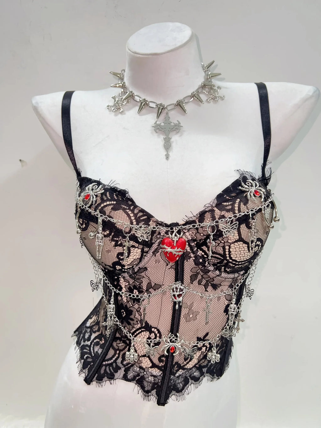Y2K Tops Harajuku Fashionpunk Tank Tops Cross Tank Tops Y2K Clothes Y2K Crop Top Gothic Clothese Girl Clothes Gothic Tank Tops