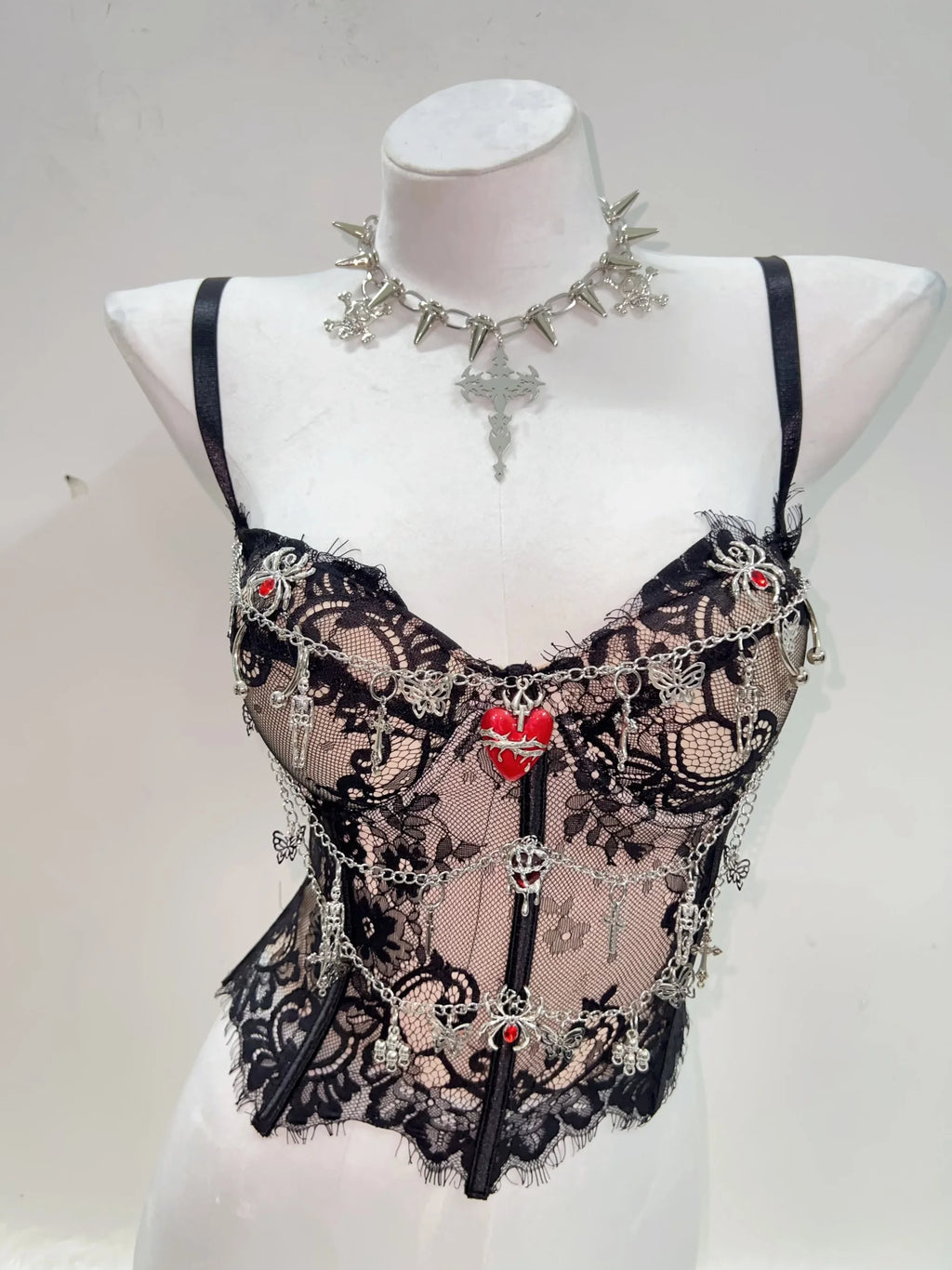 Y2K Tops Harajuku Fashionpunk Tank Tops Cross Tank Tops Y2K Clothes Y2K Crop Top Gothic Clothese Girl Clothes Gothic Tank Tops
