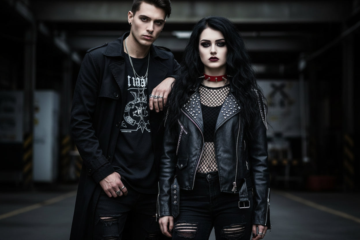 Halloween Rivet Punk Gothic Pu Leather Collar, Exaggerated Fashion Necklace, Gothic Sweet Cool Necklace