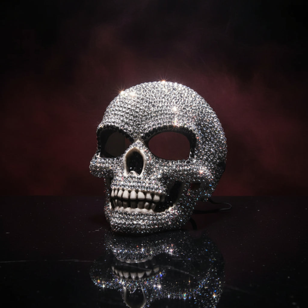 New Arrival Hot Selling Rhinestone Mask Perfect for Halloween Ball Party Fashionable and Eye Catching Pet Accessory